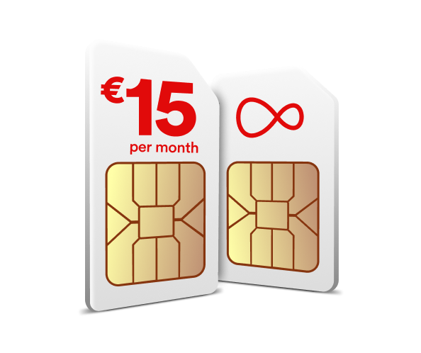 Graphic of Phone with a SIM next to it