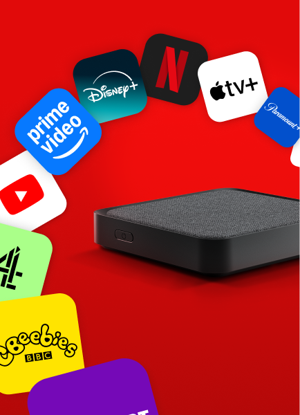 Streaming TV showing the Apps that are included.