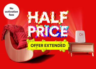 500Mb broadband for €35 a month. Seamless, reliable broadband. No activation fees