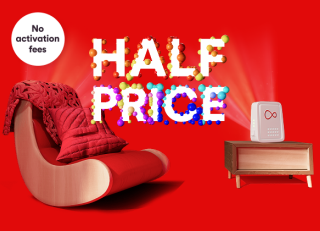 500Mb broadband for €35 a month. Seamless, reliable broadband. No activation fees