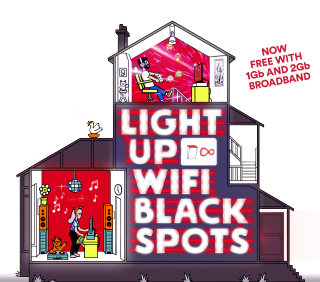 Light UP Wifi Black Spots
